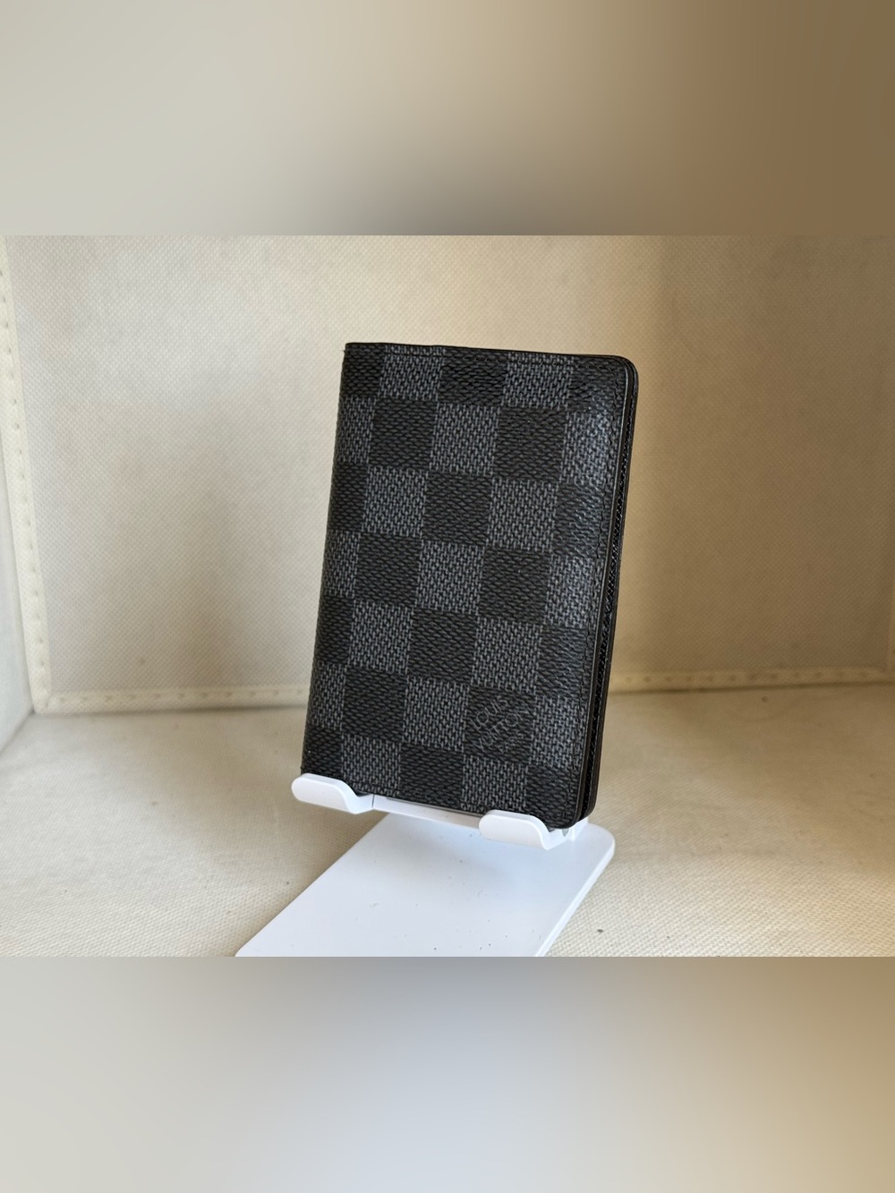 LOUIS VUITTON Damier Graphite Organizer de Poche Card Case Black